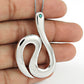 925 Sterling Silver Snake Pendant Handmade Jewelry
