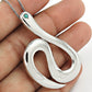 925 Sterling Silver Snake Pendant Handmade Jewelry