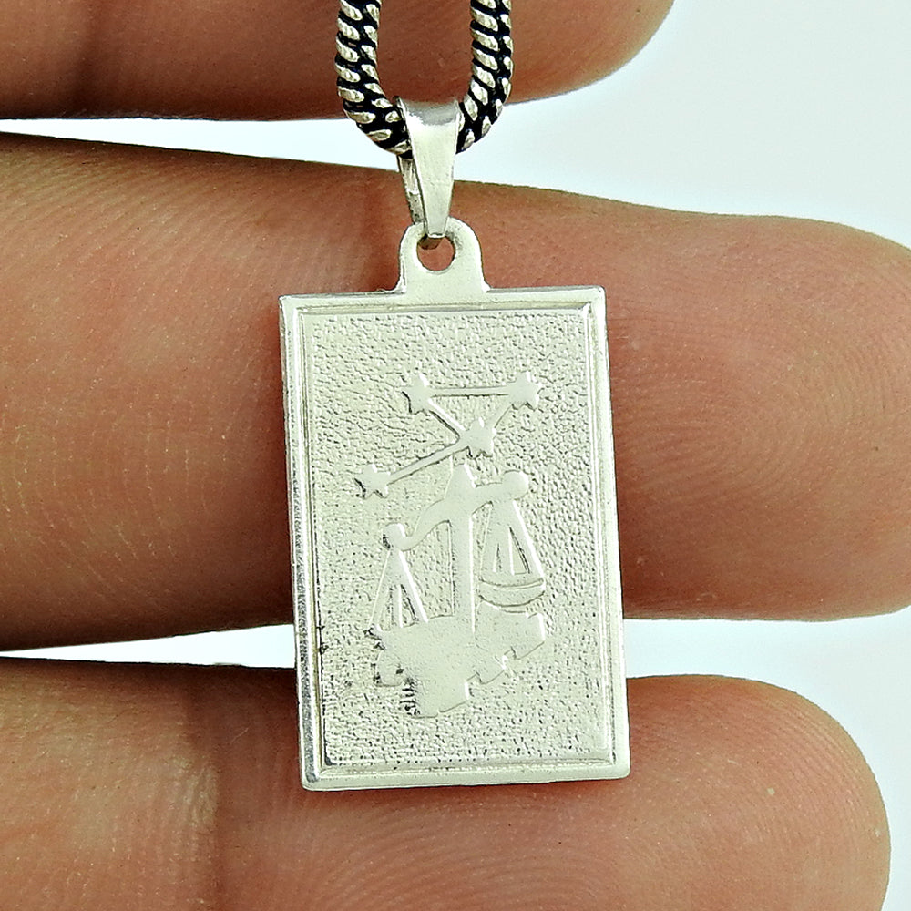 Solid 925 Sterling Silver Zodiac Pendants
