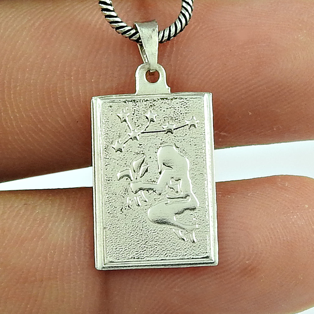 Solid 925 Sterling Silver Zodiac Pendants