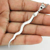 925 Sterling Silver Snake Pendant