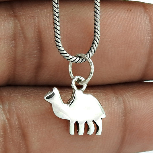 925 Sterling Silver Camel Charm Pendant