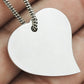 Vintage 925 Sterling Silver Heart Pendant For Women Girls