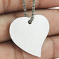 Vintage 925 Sterling Silver Heart Pendant For Women Girls