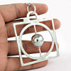 925 Sterling Silver Asteroid Physics Mechanics Science Pendant