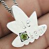 925 Sterling Silver Peridot Gemstone Birthday Star Fish Heart Chakra New Pendant