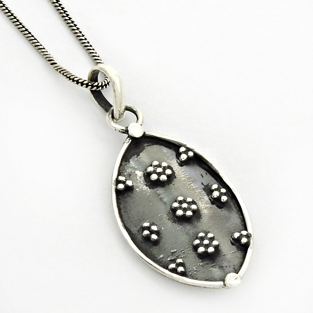 Handmade Jewelry 925 Sterling Oxidized Silver Pendant