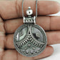 925 Solid Sterling Silver Artisan Pendant Oxidized Jewelry