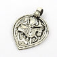 Solid Sterling Silver Indian Religious Pendant