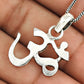 925 Sterling Silver Om Pendant Indian Handmade Jewelry