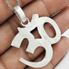 925 Solid Sterling Silver Om Pendant Indian Jewellery