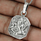 Lord Ganesha Pendant 925 Sterling Silver Indian Religious Jewelry
