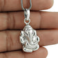 Lord Ganesha Pendant 925 Sterling Silver Temple Jewelry