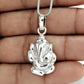 Lord Ganesha Pendant 925 Sterling Silver Temple Jewelry