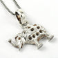 925 Sterling Silver Handcrafted Elephant Charm Pendant