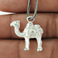 Solid 925 Sterling Silver Camel Charm Pendant
