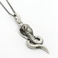 925 Solid Sterling Silver Handmade Snake Pendant