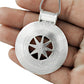 Oxidized Sterling Silver Handmade Chakra Pendant