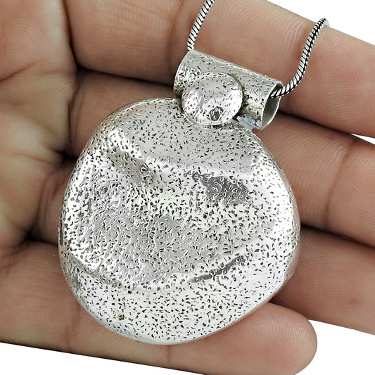 Vintage Pendant 925 Sterling Silver Handmade Jewelry