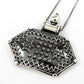 Solid 925 Sterling Oxidized Silver Tribal Pendant