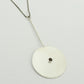925 Sterling Silver Hanging Round Circle Pendant