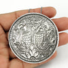 Vintage Sterling Silver Engraved Fish Pendant