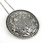 Vintage Sterling Silver Engraved Fish Pendant