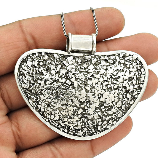 Vintage 925 Sterling Silver Handcrafted Unique Pendant