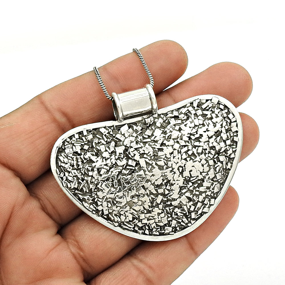Vintage 925 Sterling Silver Handcrafted Unique Pendant