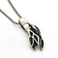 Solid 925 Sterling Silver Leaves Pendant