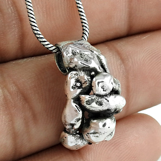 925 Sterling Silver Unique Handmade Pendant