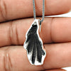 925 Sterling Oxidized Silver Handcrafted Pendant