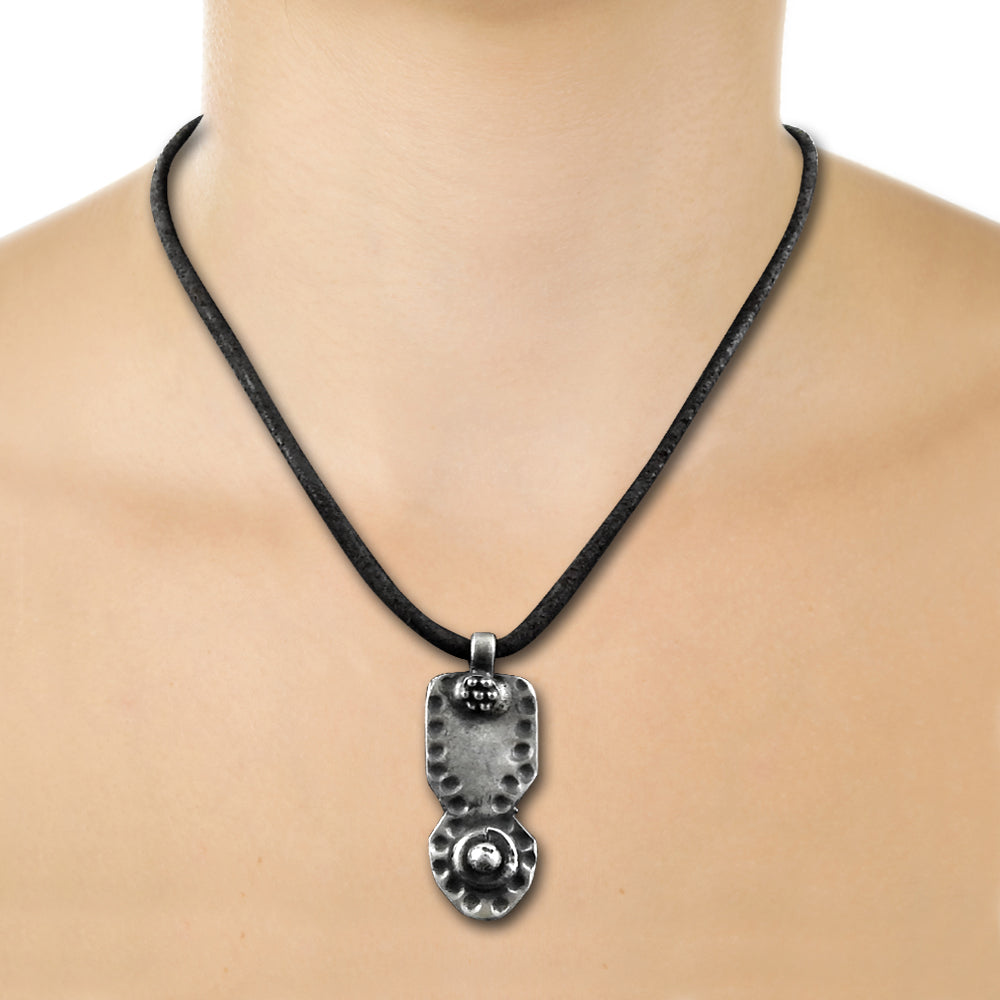 Solid 925 Sterling Silver Handmade Pendant Indian Jewelry