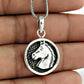 Horse Pendant Solid 925 Sterling Silver Handmade Jewelry