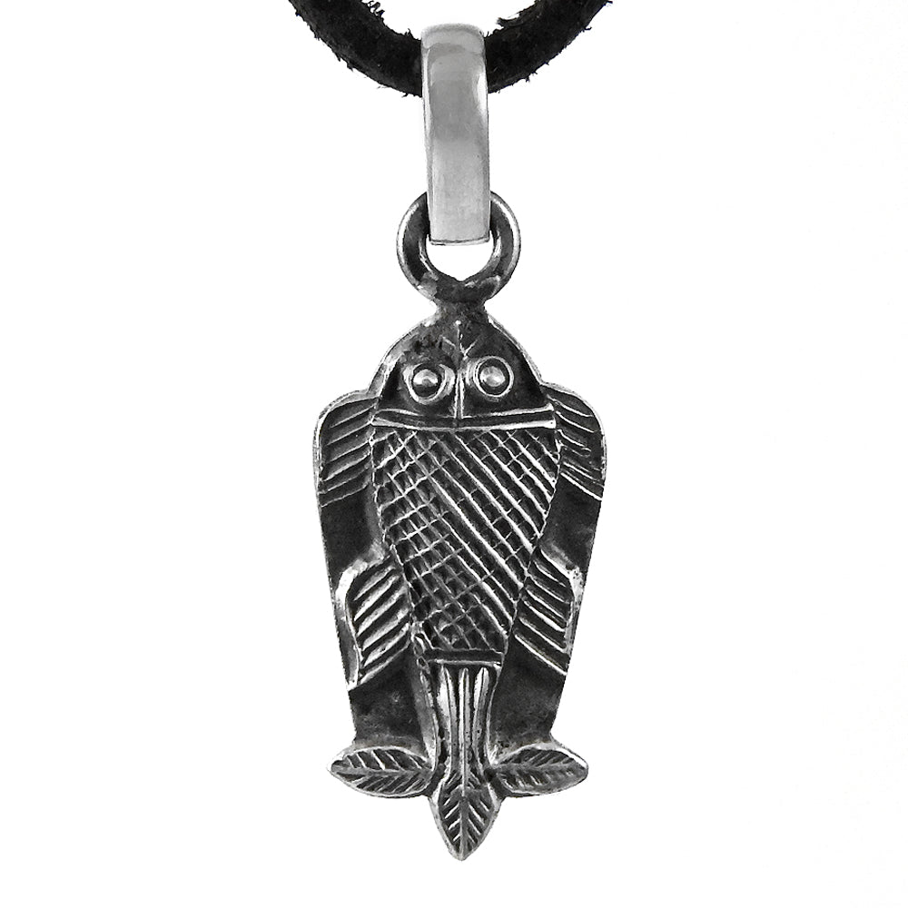 Fish Pendant 925 Sterling Oxidized Silver Handmade Jewelry