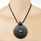 925 Sterling Oxidized Silver Artisan Pendant Handmade Jewelry