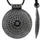 Oxidized 925 Sterling Silver Artisan Pendant Jewelry