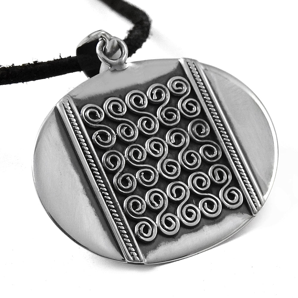 Solid 925 Sterling Silver Designer Pendant Jewelry