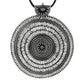 Solid 925 Sterling Oxidized Silver Indian Artisan Pendant
