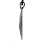Solid 925 Sterling Oxidized Silver Indian Artisan Pendant