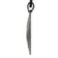 Solid 925 Sterling Oxidized Silver Indian Artisan Pendant