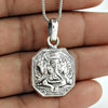 Solid 925 Sterling Silver Ganesha Pendant