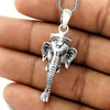 Ganesha Pendant Solid 925 Sterling Silver Temple Jewelry