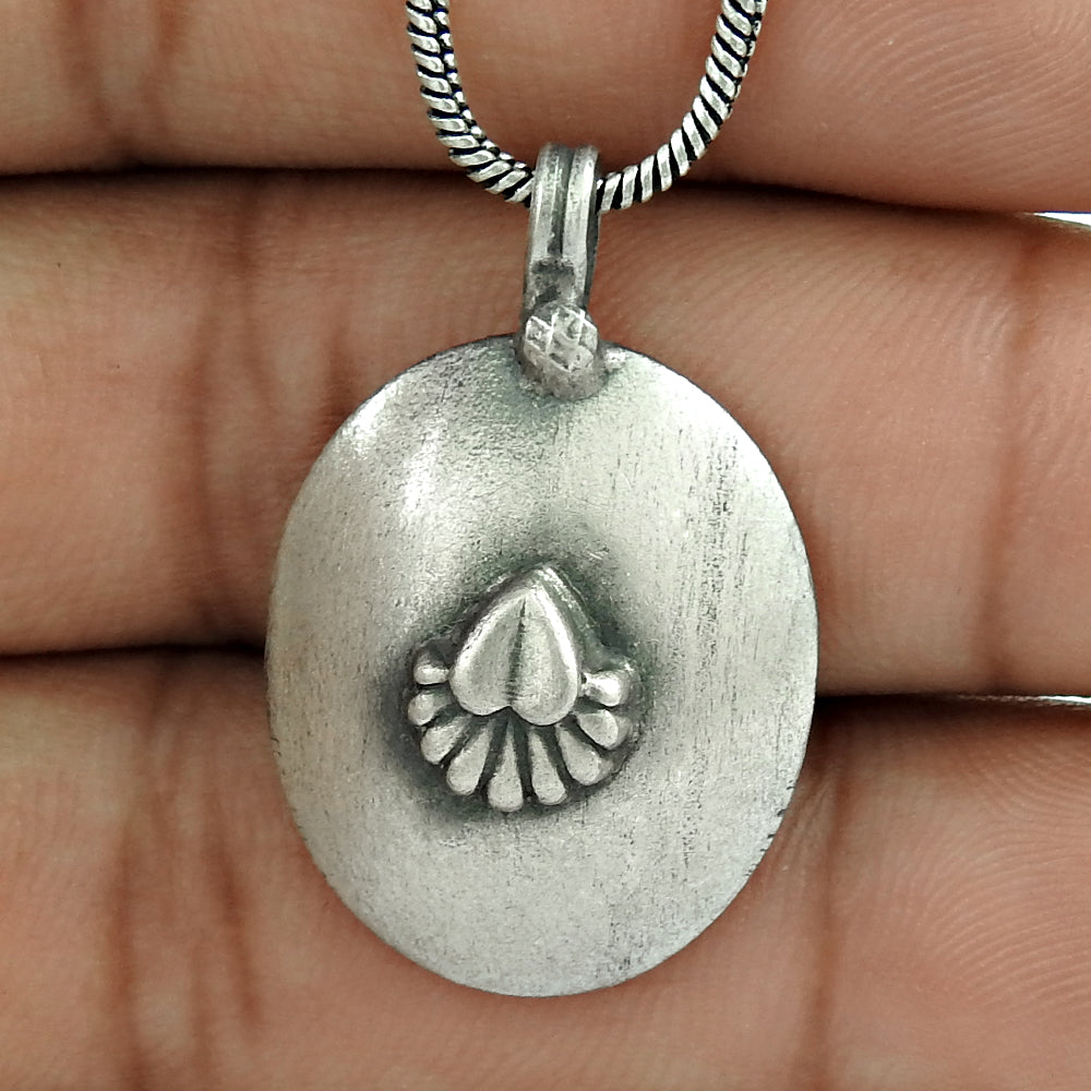 Handmade Jewelry 925 Solid Sterling Silver Pendant