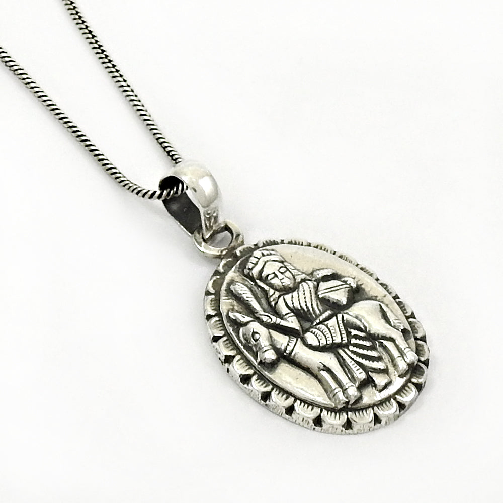 Solid 925 Sterling Silver Goddess Pendant