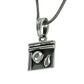 925 Sterling Solid Silver Geometric Pendant Jewelry