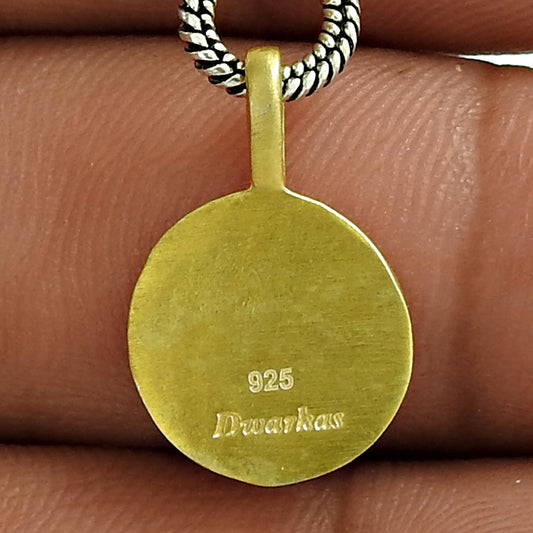 Pendant Gold Plated 925 Sterling Silver Handmade Jewelry