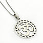 Sterling Silver Om Pendant Indian Religious Jewelry
