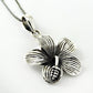 Flower Pendant 925 Sterling Silver Handmade Jewelry