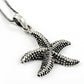 Starfish Pendant 925 Oxidized Sterling Silver Jewelry